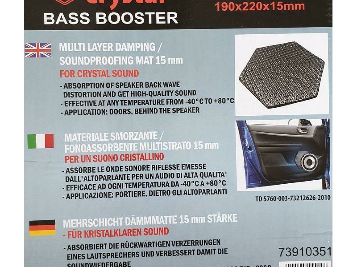 STP Crystal Bass Booster insonorizzante